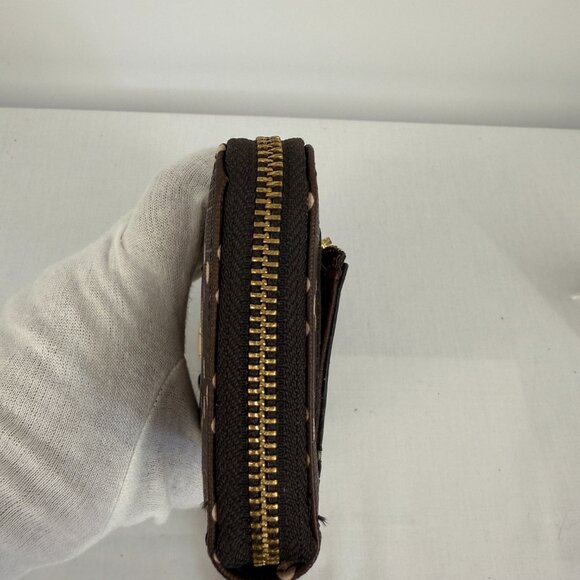 Fossil Envelope Wristlet Brown with Dots - Picture 8 of 10